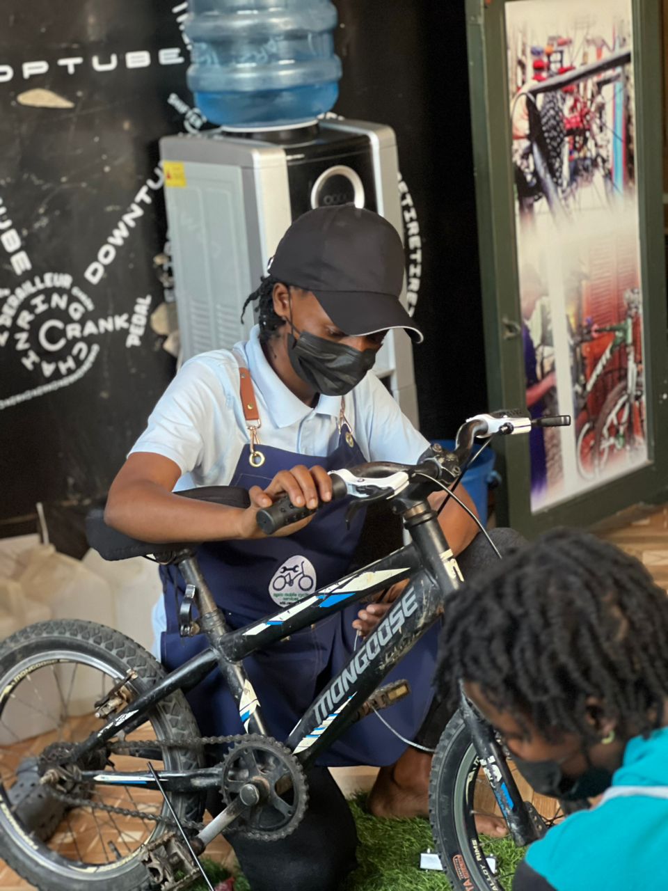 Bicycle Repairs at Workshop